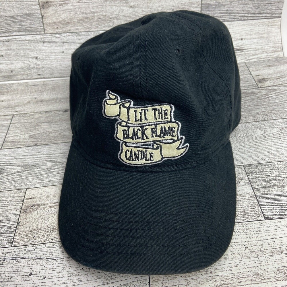 Disney Hocus Pocus Hat I Lit The Black Flame Candle Embroidered Adjustable Cap - Picture 6 of 15